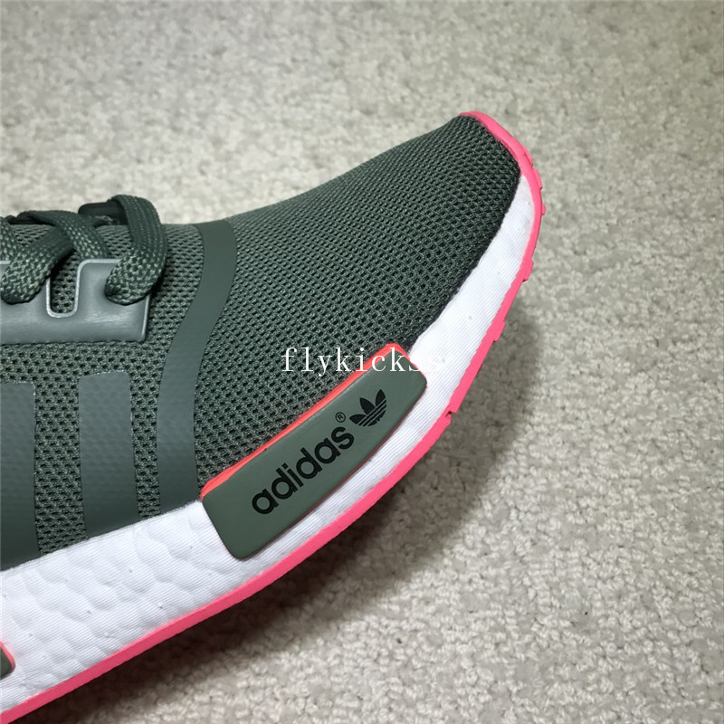 Real Boost Adidas NMD R1 Green